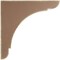 Ekena Millwork 1 3/4"W x 12"D x 12"H Extra Large Olympic Wood Vintage Decor Bracket, Weathered Brown BKTWD01X12X12OLBR - alternate 3